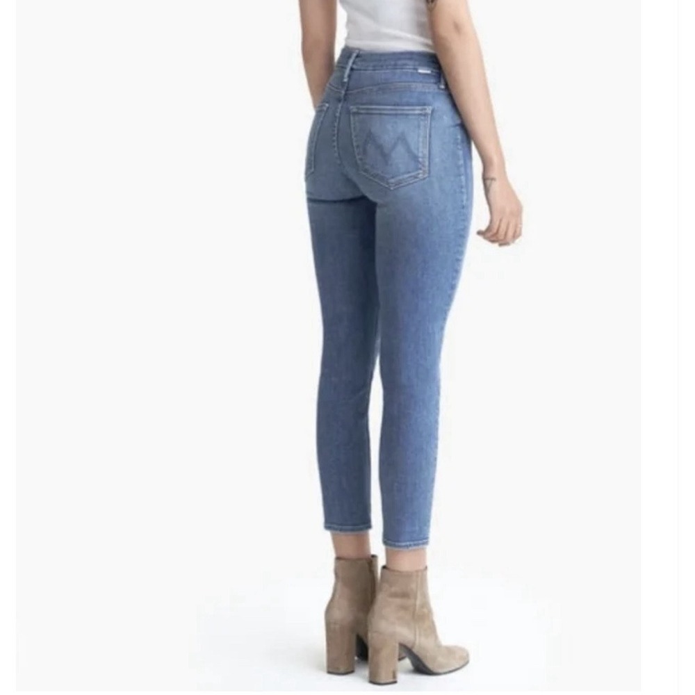 MOTHER The Looker Crop Jeans‎ Hey Sun Wash Women's Size 23 High Rise Stretch